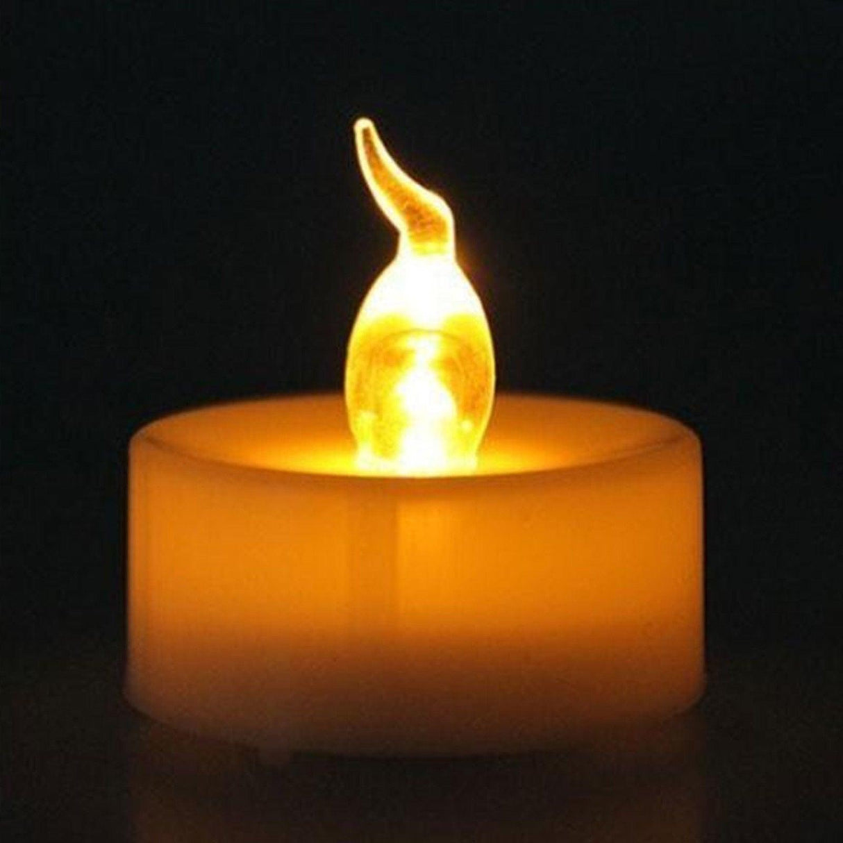 12Pcs New Battery Operated LED Tea Lights Candles Realistic and Bright Flickering Bulb Battery Operated Flameless LED Tea Light for Seasonal and Festival Celebration Home Decoration Flameless birthday Decorations Party Supplies