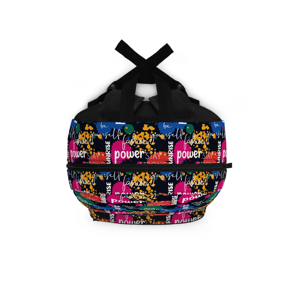 Kids Words of Wisdom Black Backpack