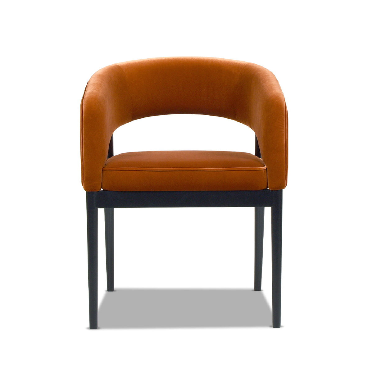 Mirah - Modern Open Barrel Dining Chair by Couch.com