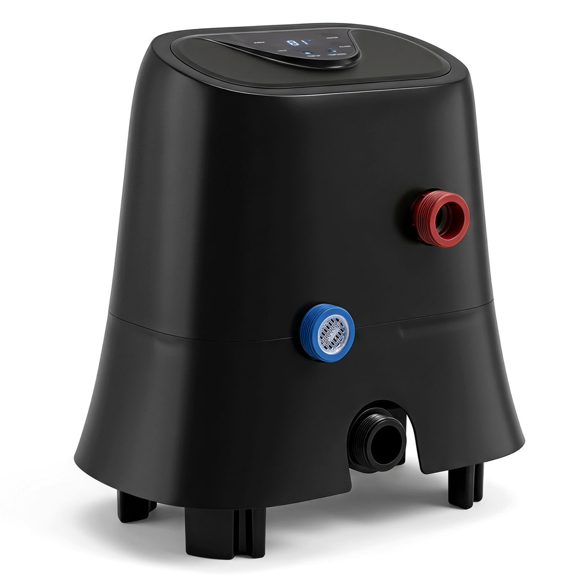 1350W Electric Heater Pump with Touch Panel and LED Display-Black