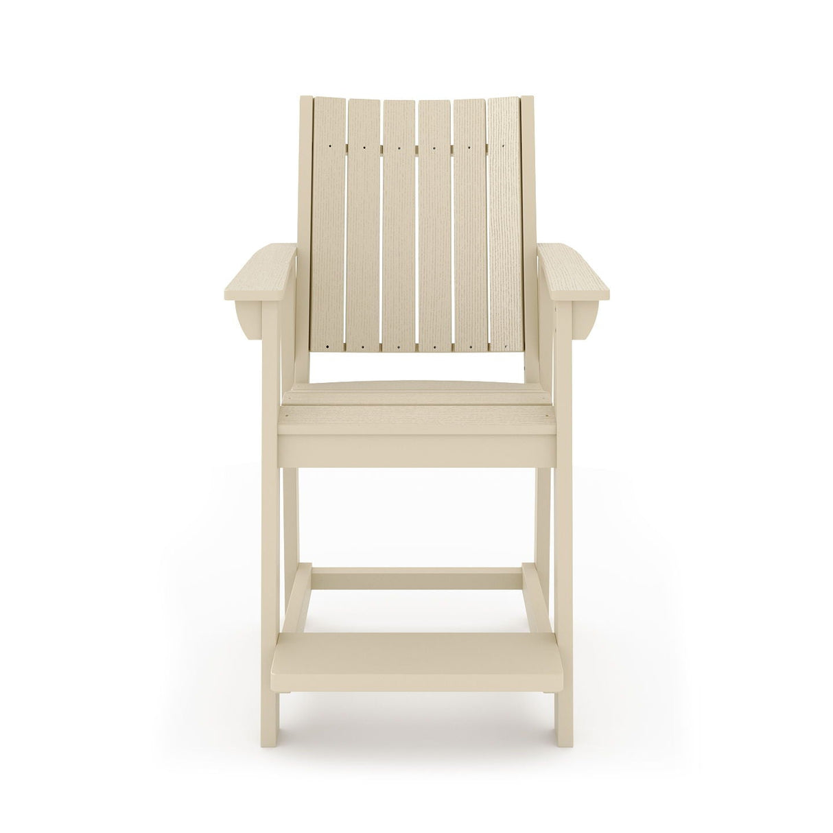 Modern Counter Chair Sleek HDPE Poly Lumber For Dining, Patio, And Garden Comfort by Couch.com