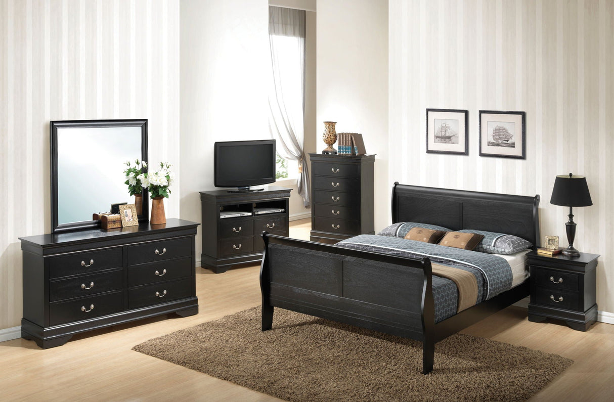 Panel Sleigh Bed by Couch.com