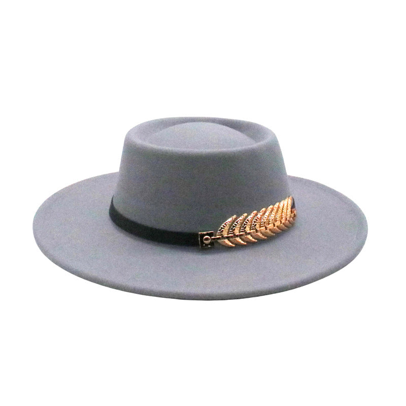 Autumn Winter Women Men Vintage Fedora Women's Foldable Short Brim Floppy Hat Gentleman Elegant Warm Hats Lady Party Luxury Caps Classic Summer Beach Sun Hat