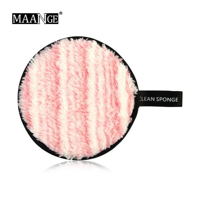 1/3PCS New Makeup Removal Sponge Flutter Wash Cotton Flapping Reusable Wet Sponge Face Puff Soft Natural Cleaner Premium Microfiber Cloth