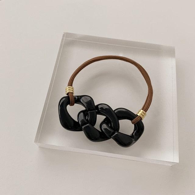 1/3Pcs/Set Women Scrunchie Hair Ties Ponytail Holder Headband Rubber Bands Fashion Elastic Hair Bands Hair Rope Gorgeous Hair Accessories For Women