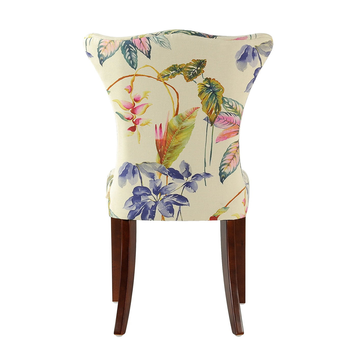 Paradise - Upholstered Accent Chair Printed On - Off-White Floral by Couch.com