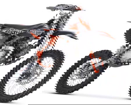 TrailMaster TM24 125cc Dirt Bike 4-Speed Semi Auto (17/14), Ages 12 and up