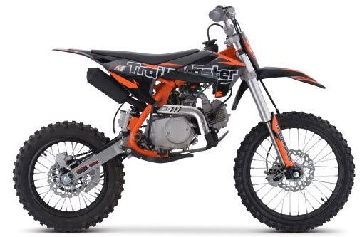 TrailMaster TM24 125cc Dirt Bike 4-Speed Semi Auto (17/14), Ages 12 and up