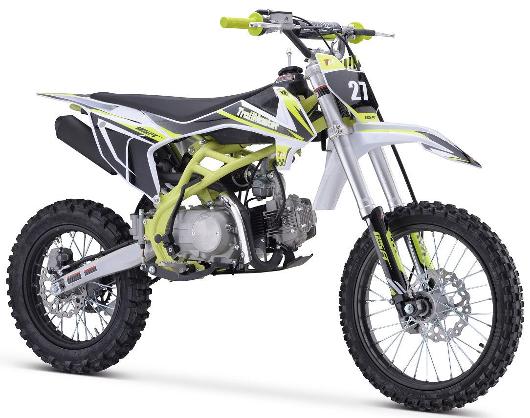 TrailMaster TM27 125cc Large Frame, Dirt Bike 4-Speed Manual (17/14), Ages 12 and up