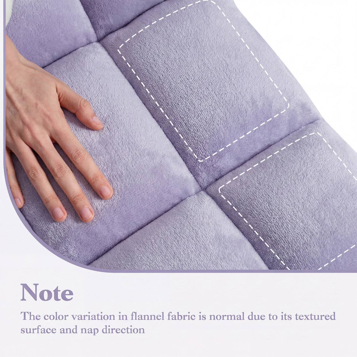 14-Position Adjustable Cushioned Floor Chair-Light Purple