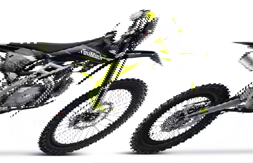 TrailMaster C50 150cc Gas Dirt Bike, 4-Speed Manual Clutch (17/14) Wheels