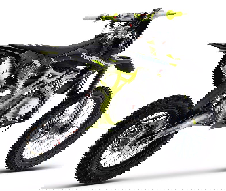 TrailMaster C50 150cc Gas Dirt Bike, 4-Speed Manual Clutch (17/14) Wheels