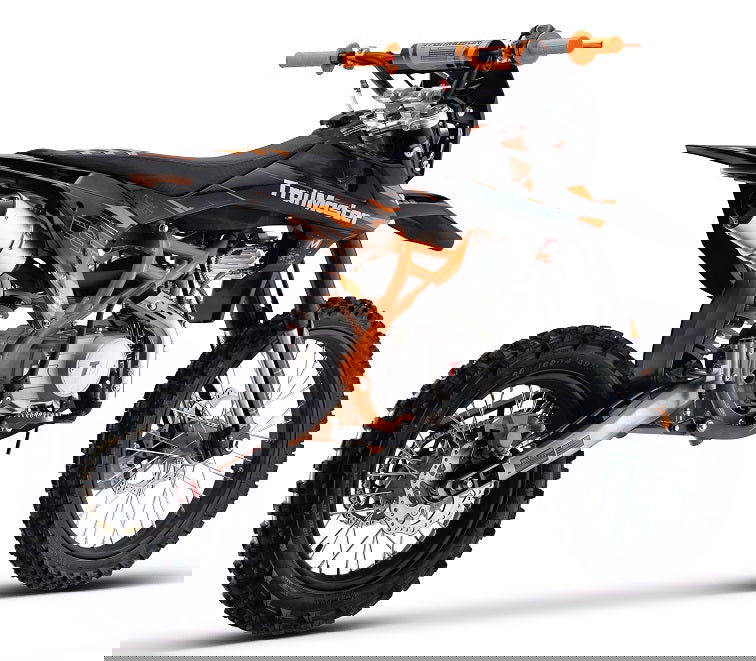 TrailMaster C50 150cc Gas Dirt Bike, 4-Speed Manual Clutch (17/14) Wheels