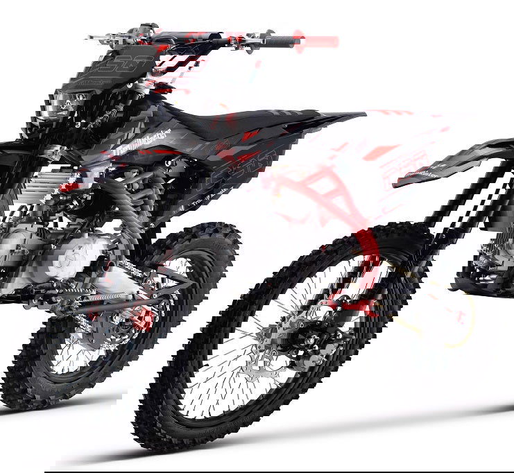 TrailMaster C50 150cc Gas Dirt Bike, 4-Speed Manual Clutch (17/14) Wheels