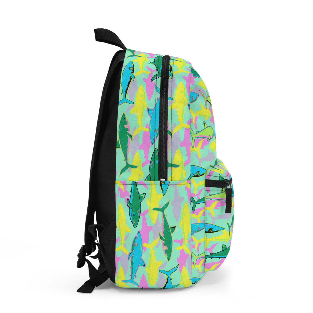 Kids Under Water Shark Multi Color Backpack