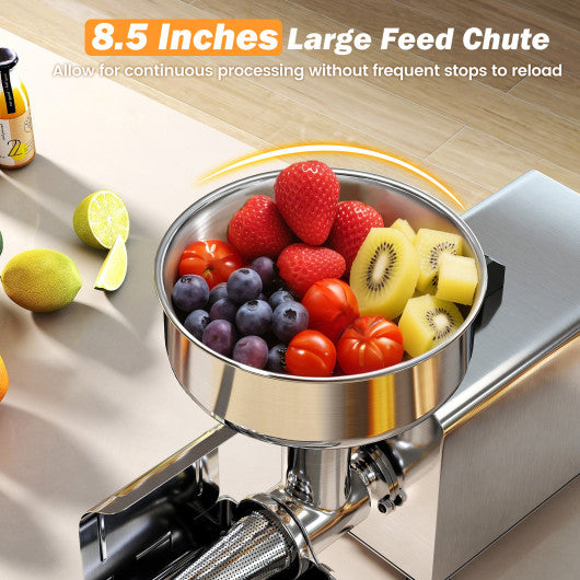 450W Electric Tomato Strainer Commercial Grade Stainless Steel Sauce Maker