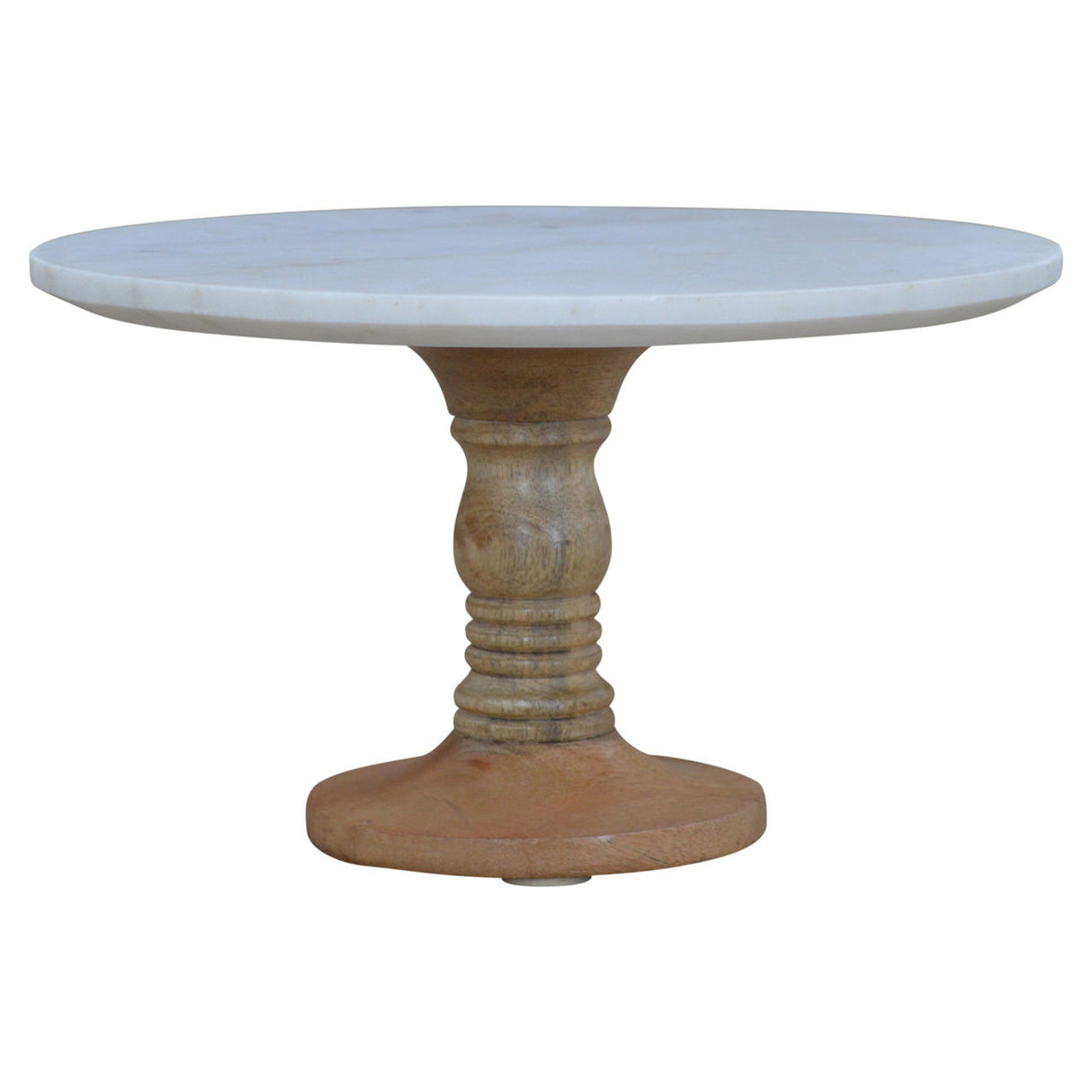 Cake Stand With Marble Top - Light Brown by Couch.com