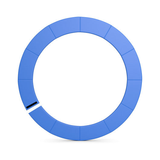 15 Feet Trampoline Pad Replacement Safety Pad with Fixing Straps (Blue)