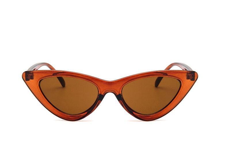 Luxury Modern Cat Eye Fashion Retro Classic Lady and Woman Sunglasses With Triange Frame With UV 400 Protection