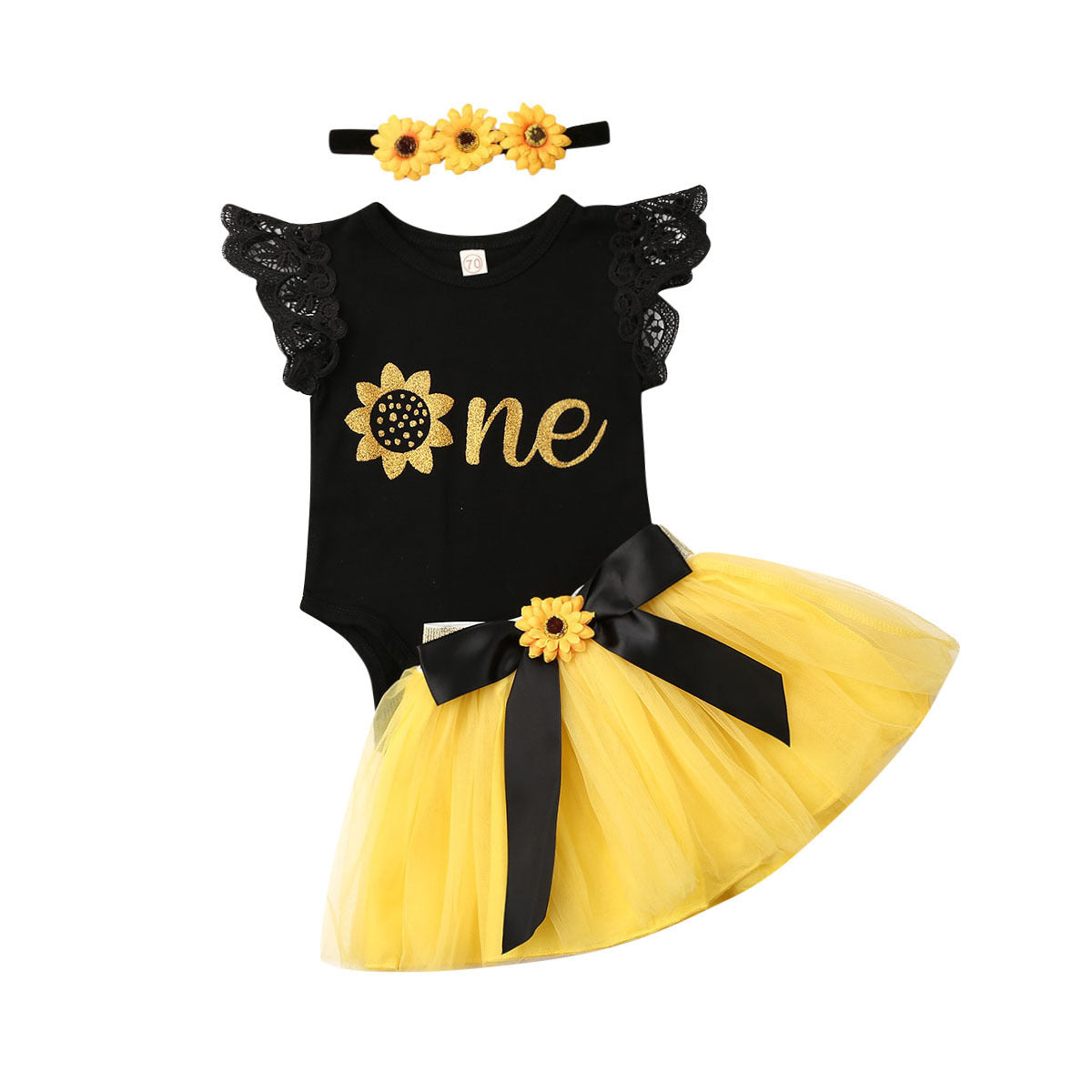 Baby Small Three-Piece Triangle Romper