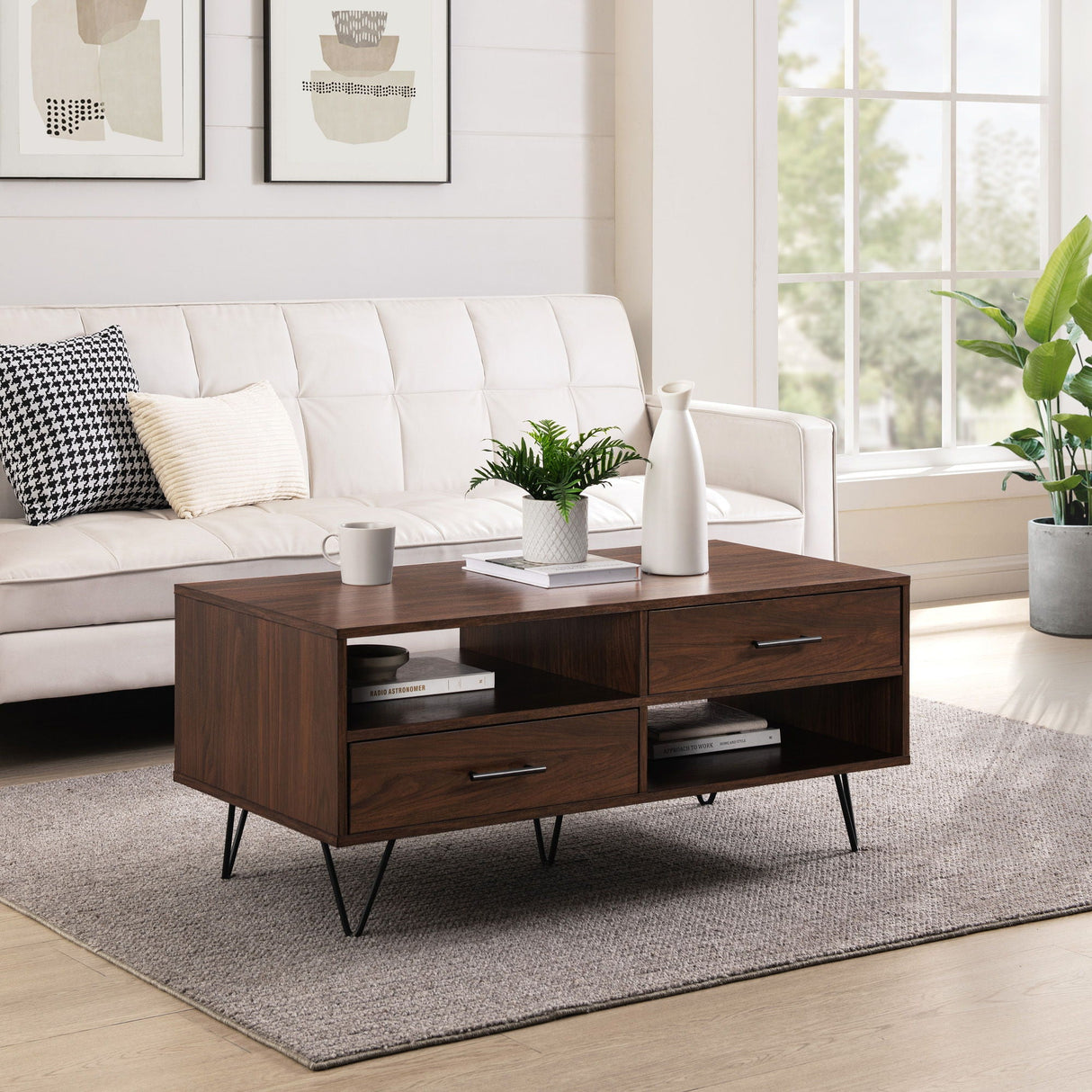 Modern Hairpin Leg Coffee Table by Couch.com