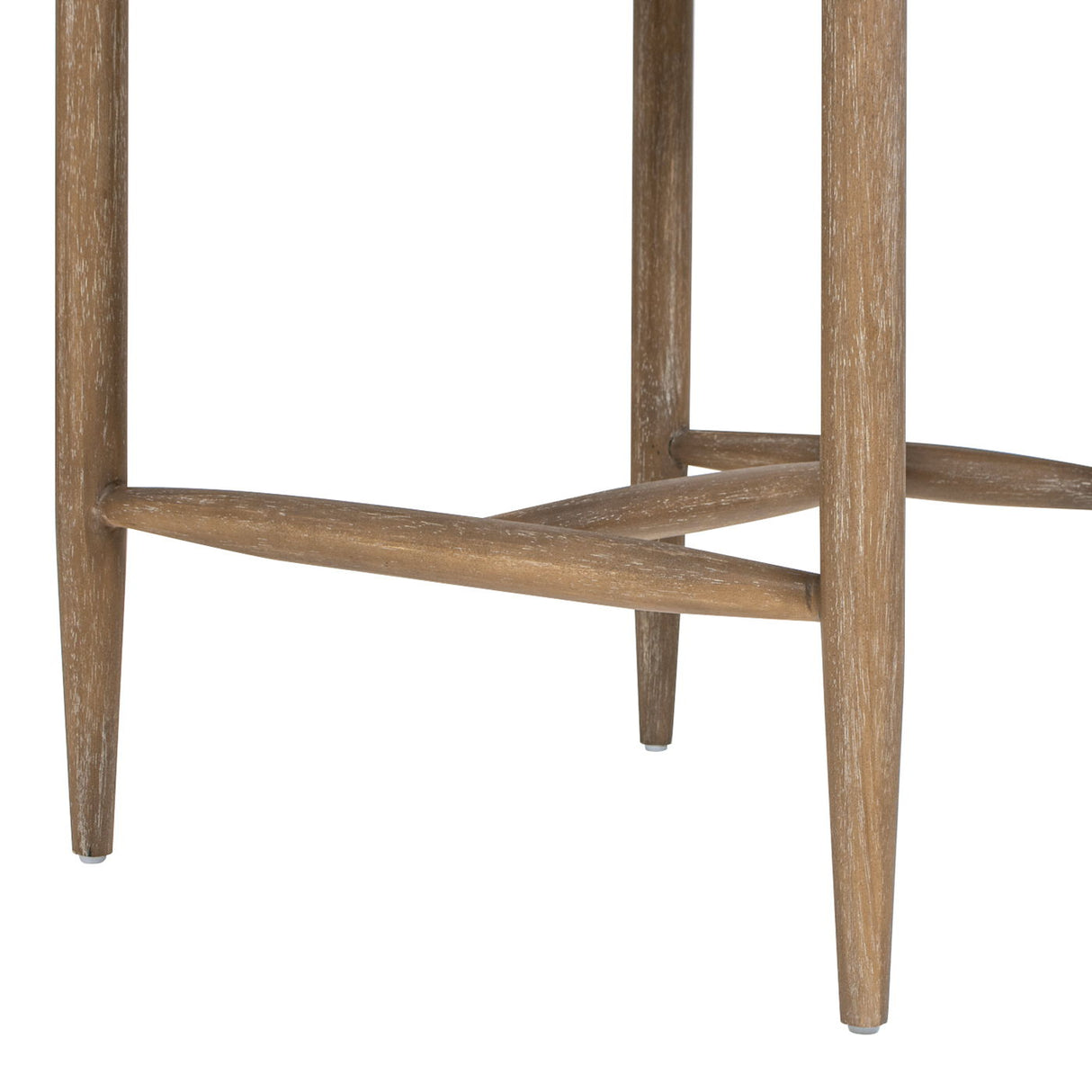 Artemis - Mixed Material Upholstered Counter Stool - Warm White by Couch.com