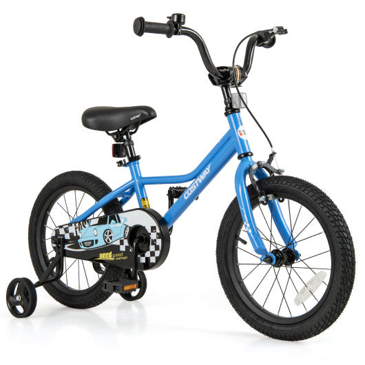 16 Inch Kids Bike with Removable Training Wheels for Aged 4-7 Years Old