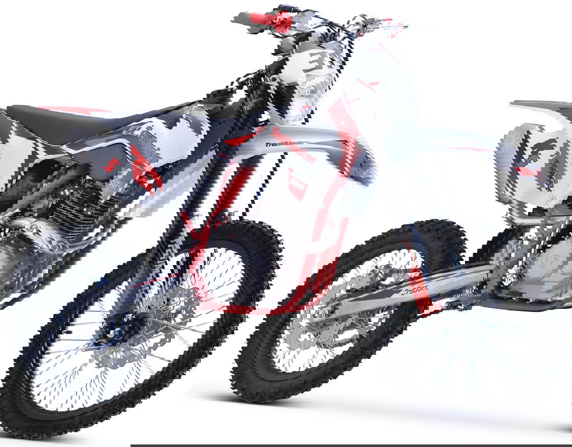 TrailMaster TM31 250cc Dirt Bike 5-Speed Manual Dual Disc Brakes, Electric Start with Kick backup (19/16)