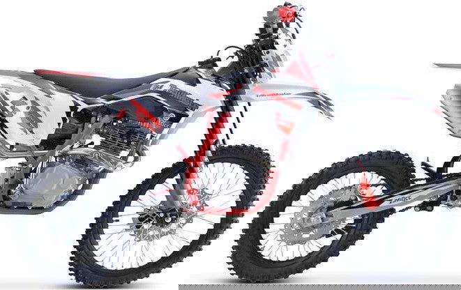 TrailMaster TM31 250cc Dirt Bike 5-Speed Manual Dual Disc Brakes, Electric Start with Kick backup (19/16)