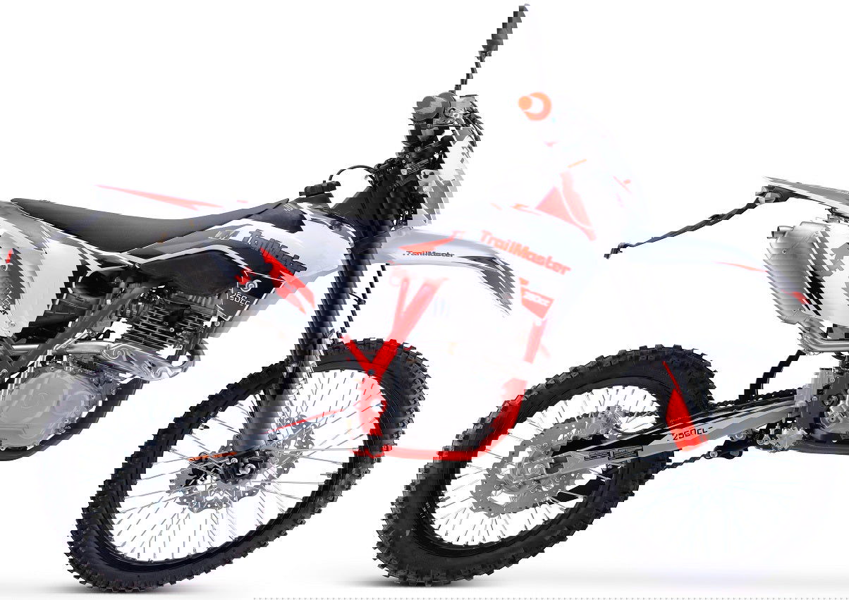 TrailMaster TM31X PRO 250cc Dirt Bike 5-Speed Manual Dual Disc Brakes, Electric Start with Kick backup (19/16)