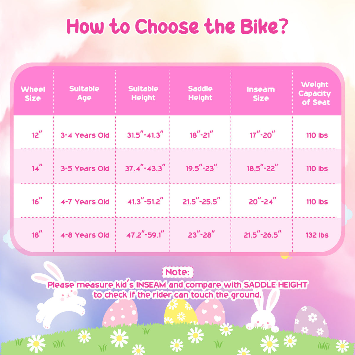16 Inches Girls Bike with Front Bag and Streamers for 4-7 Years Pink