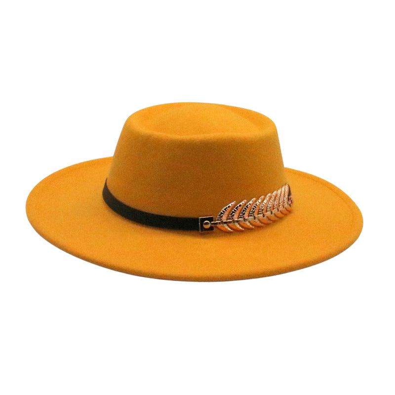 Autumn Winter Women Men Vintage Fedora Women's Foldable Short Brim Floppy Hat Gentleman Elegant Warm Hats Lady Party Luxury Caps Classic Summer Beach Sun Hat