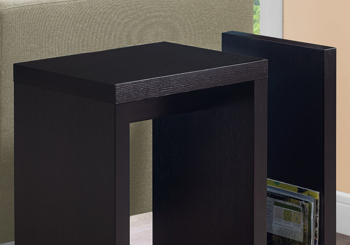 Accent Side Table, Narrow, Small, Contemporary & Modern - Brown by Couch.com