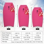 Lightweight Bodyboard Surfing with Leash EPS Core Boarding IXPE-L