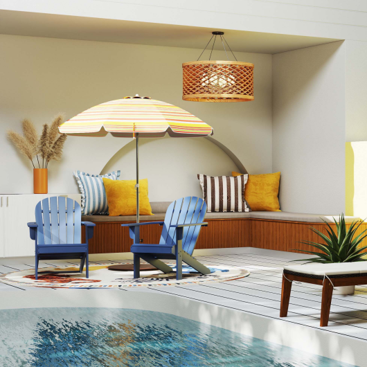 7 Pieces Outdoor Relaxation Bundle - Complete Patio Set