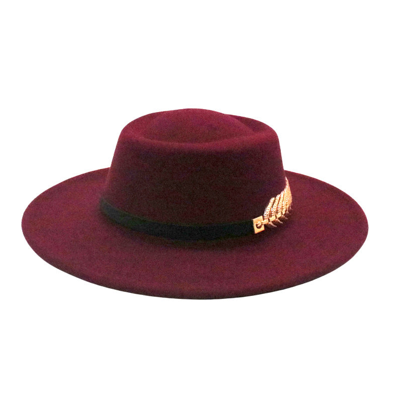 Autumn Winter Women Men Vintage Fedora Women's Foldable Short Brim Floppy Hat Gentleman Elegant Warm Hats Lady Party Luxury Caps Classic Summer Beach Sun Hat