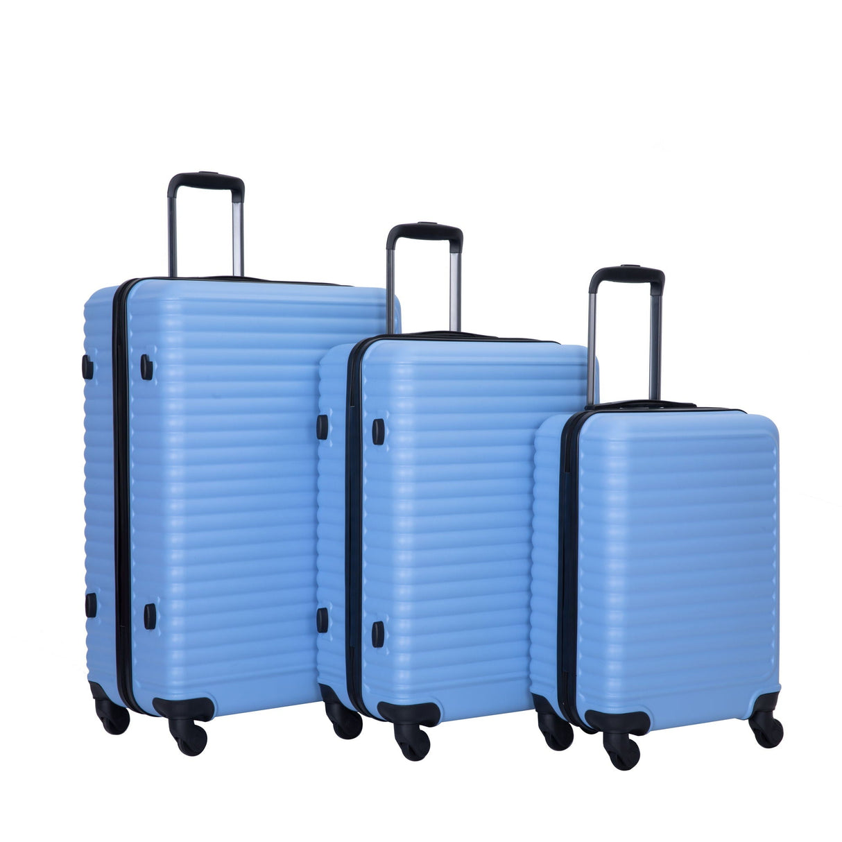 3 Piece Luggage Sets, Lightweight Suitcase With Two Hooks, Spinner Wheels, Tsa Lock by Couch.com