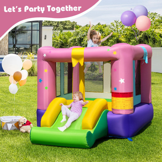 Inflatable Bounce House with 480W Blower and Carrying Bag for Party