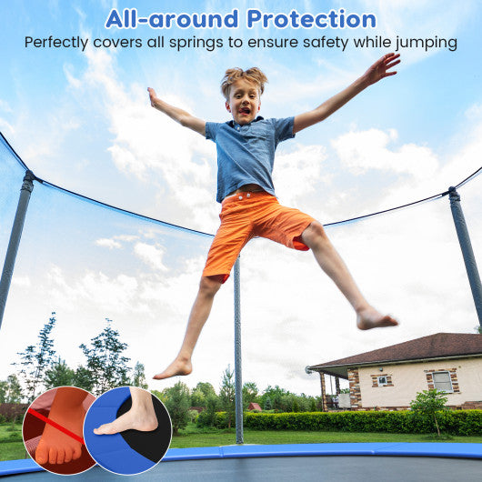 40 Inch Trampoline for Kids Indoor Outdoor Fitness Trampoline-Blue
