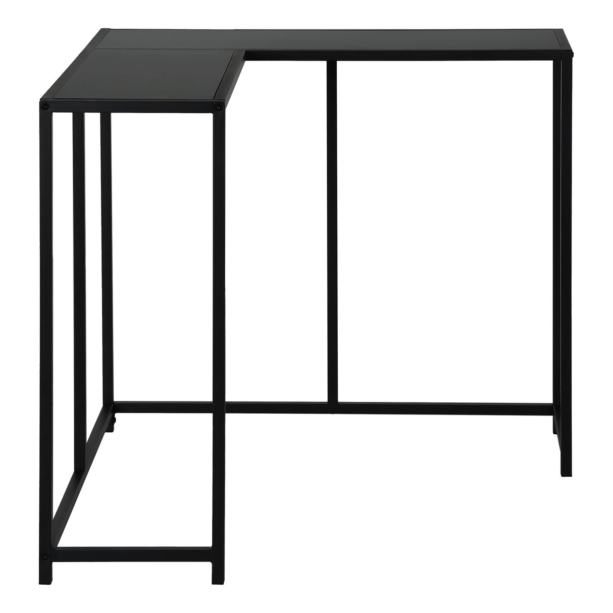Corner Accent Console Table For Entryway, Contemporary & Modern - Black by Couch.com