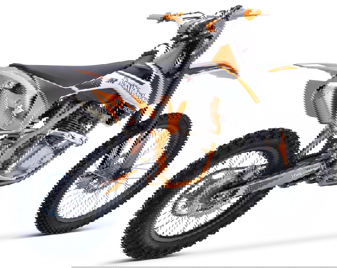 TrailMaster TM33 250 Dirt Bike, 5-Speed Manual, Dual Disc Brakes (21/18)