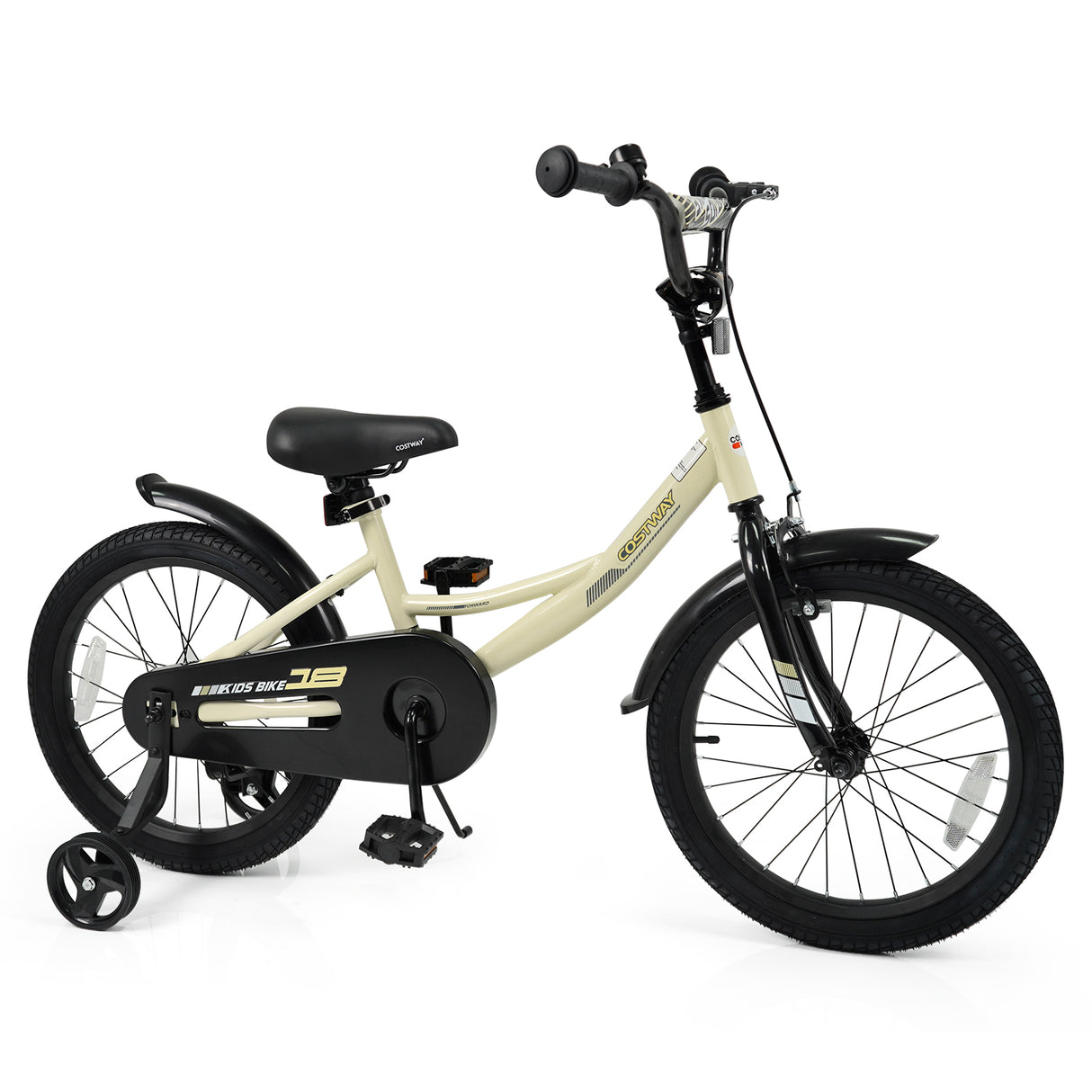 18 Inches Kids Bike Sport Bicycle with Removable Training Wheels
