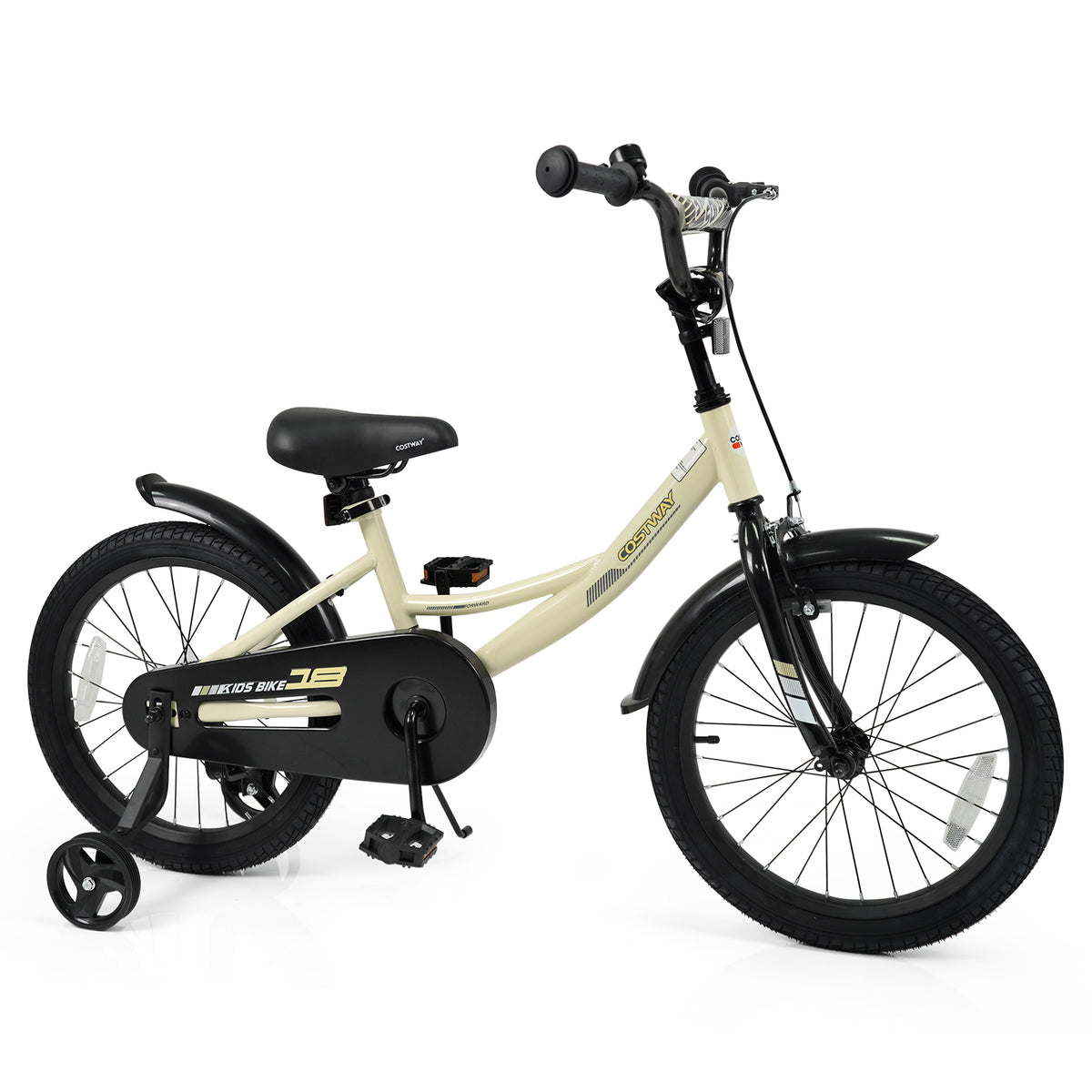 18 Inches Kids Bike Sport Bicycle with Removable Training Wheels