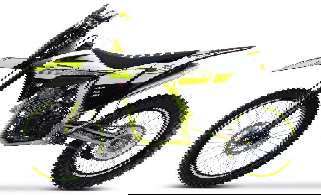 TrailMaster TM35 250cc Dirt Bike, 5-Speed Manual, Dual Disc Brakes, (21/18) Wheels