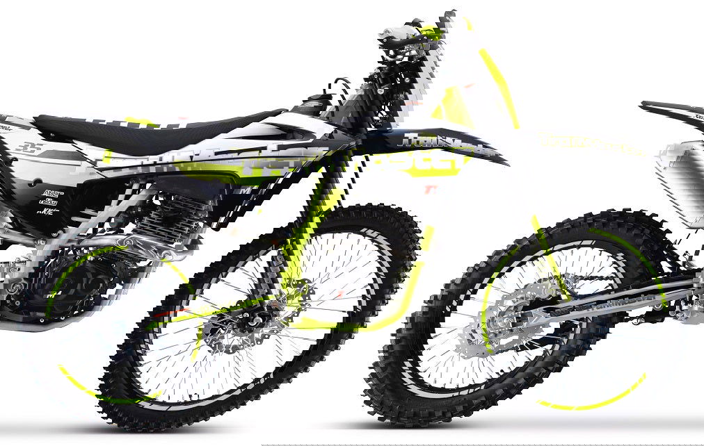 TrailMaster TM35 250cc Dirt Bike, 5-Speed Manual, Dual Disc Brakes, (21/18) Wheels