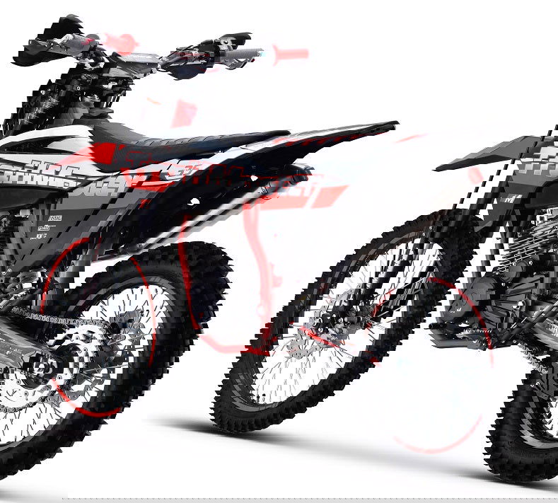 TrailMaster TM35 250cc Dirt Bike, 5-Speed Manual, Dual Disc Brakes, (21/18) Wheels