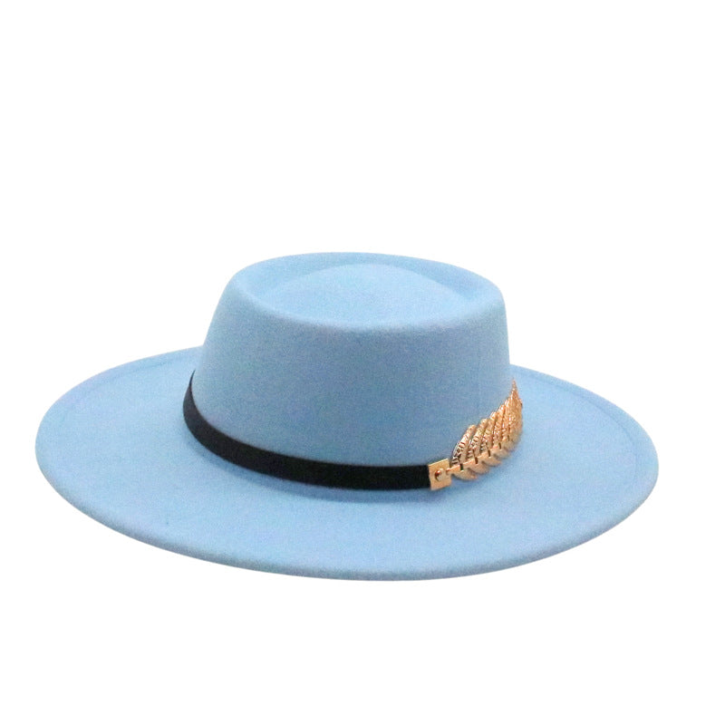 Autumn Winter Women Men Vintage Fedora Women's Foldable Short Brim Floppy Hat Gentleman Elegant Warm Hats Lady Party Luxury Caps Classic Summer Beach Sun Hat