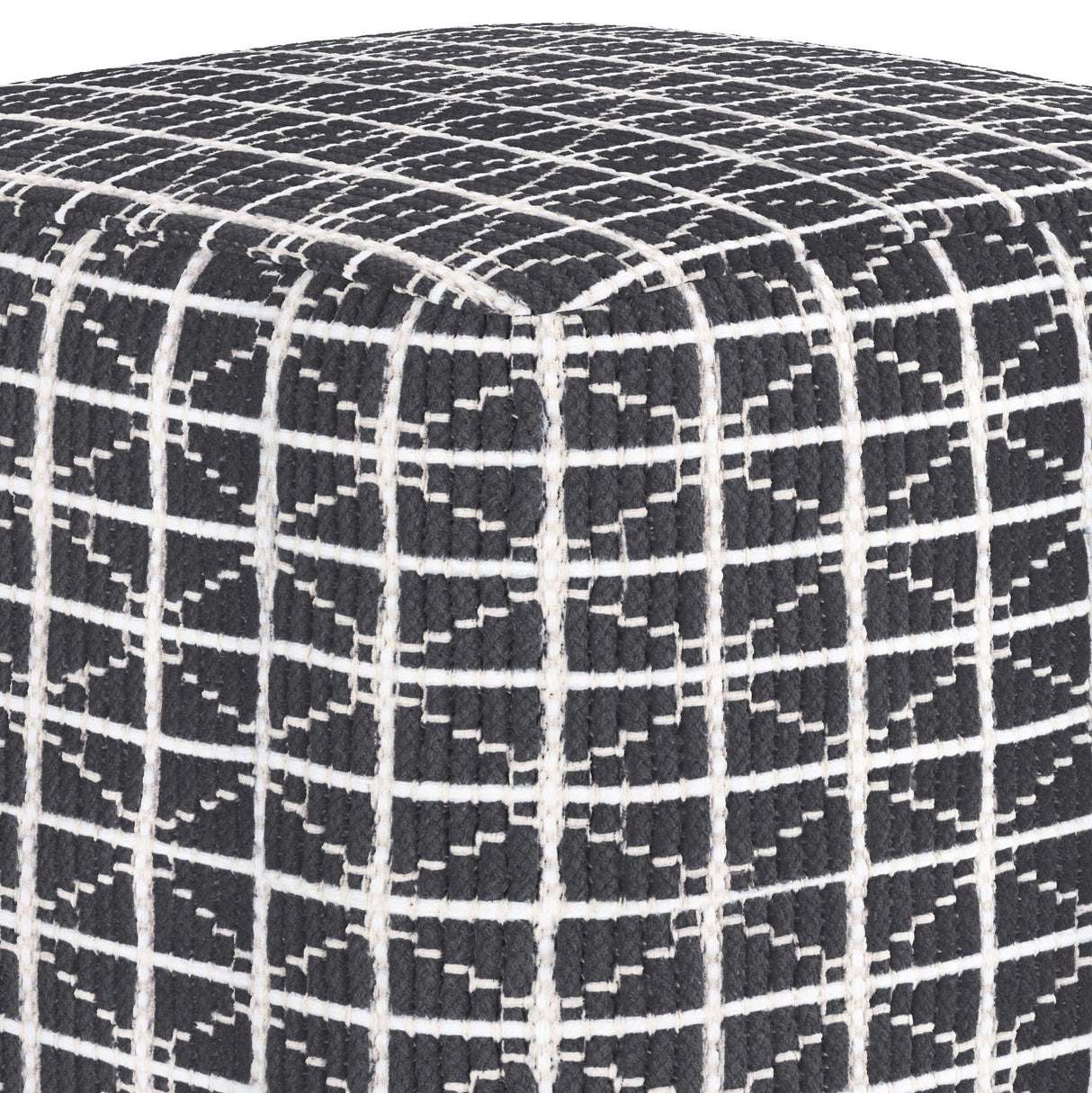 Noreen - Upholstered Square Pouf by Couch.com