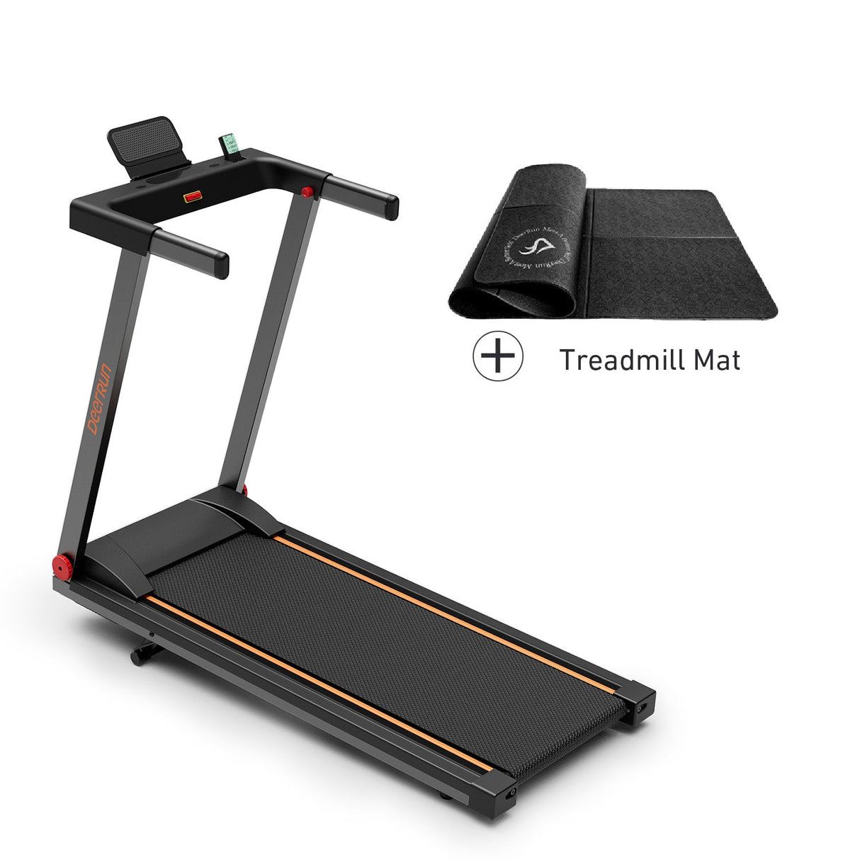 DeerRun A1 Series 6% Incline Foldable Treadmill——Upgraded Chip & NFC Support | 300Lbs-350Lbs, 7.5mph-10mph