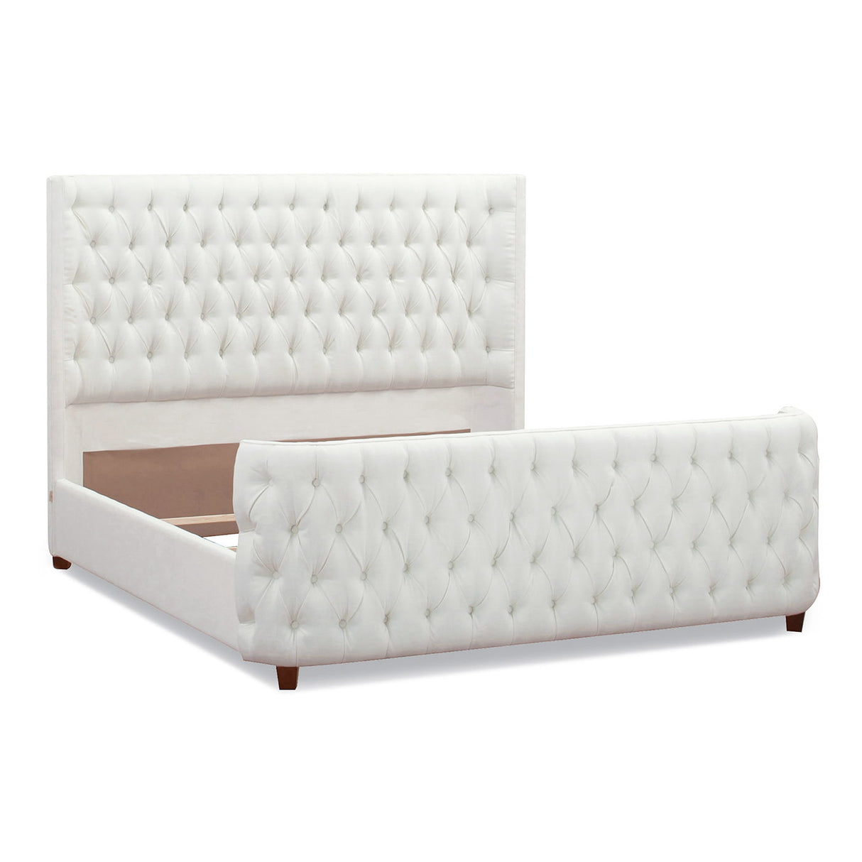 Brooklyn - Tufted Panel Bed Headboard And Footboard Set by Couch.com